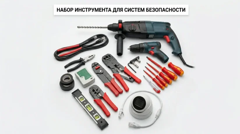Секреты надежного монтажа: какой инструмент нужен для установки видеонаблюдения?