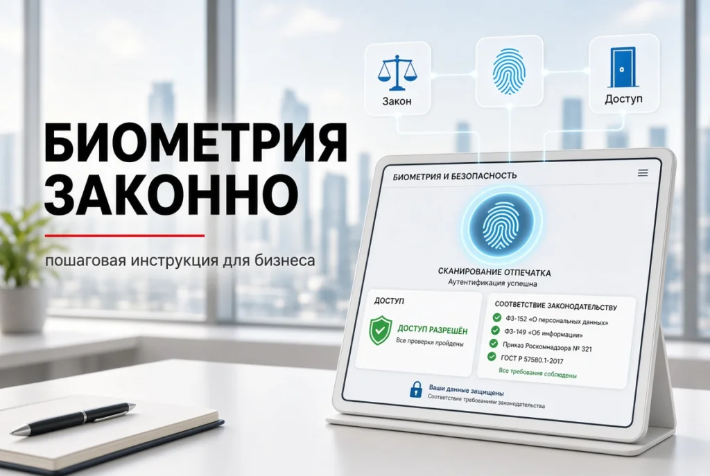 Как внедрить биометрию законно: пошаговая инструкция для бизнеса