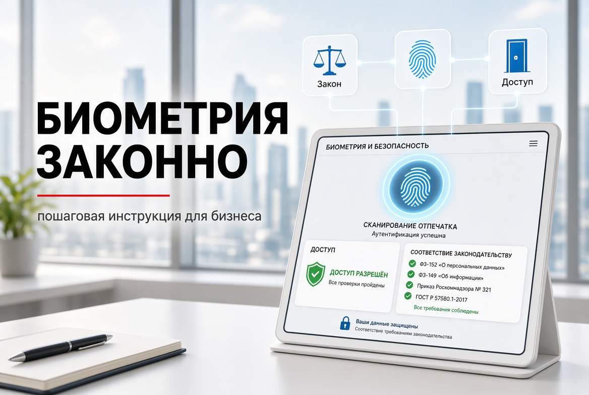 Как внедрить биометрию законно: пошаговая инструкция для бизнеса