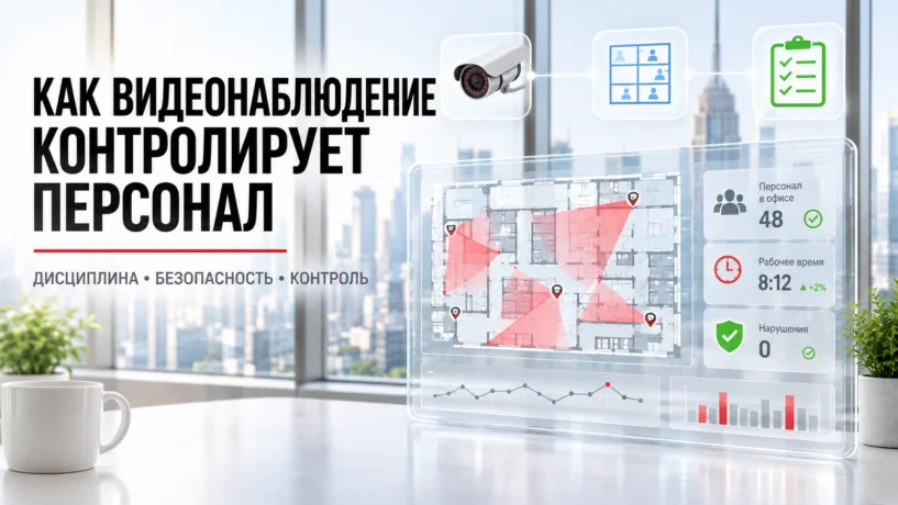 Как видеонаблюдение помогает контролировать персонал: от дисциплины до защиты от краж