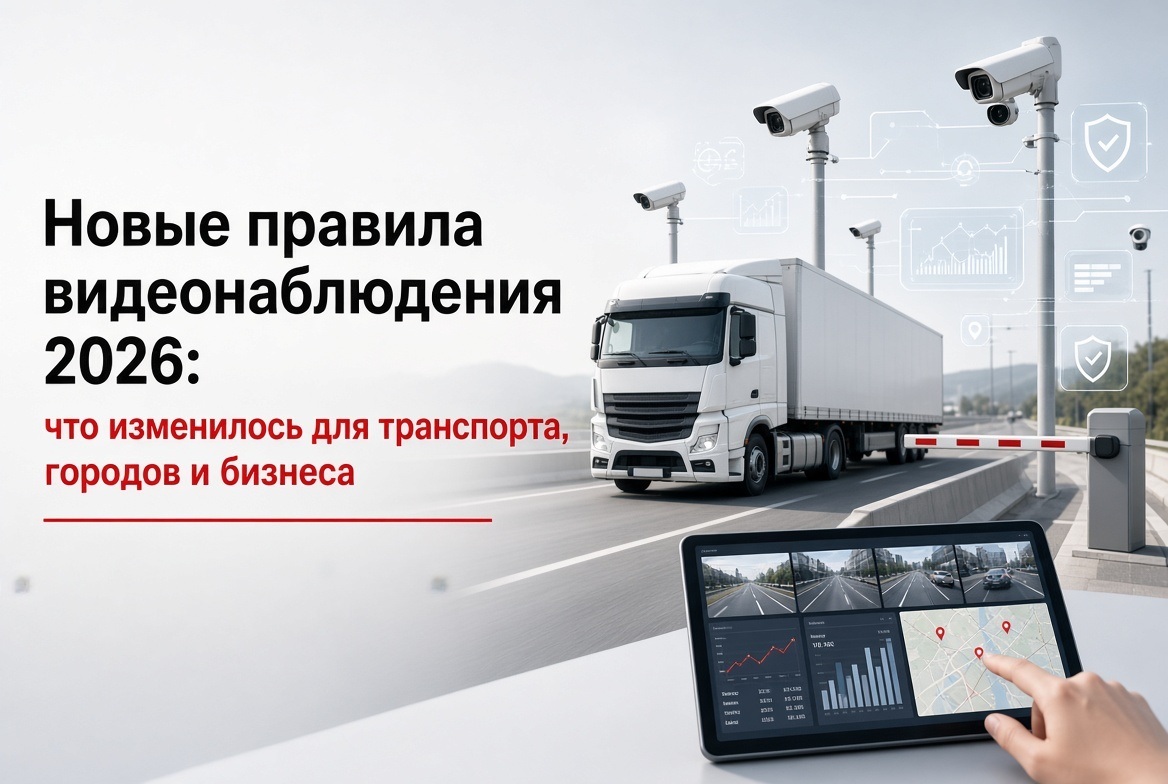 Новые правила видеонаблюдения в 2026 году: что изменилось для транспорта, городов и бизнеса